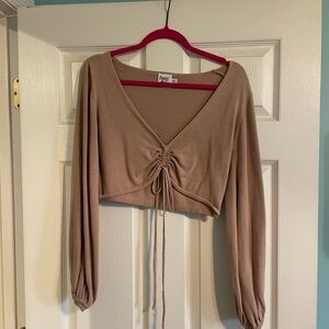 Princess Polly Cropped Sweater Shirt